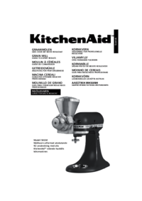 Per vedere il documento KitchenAid 5KGM Istruzioni per l'uso