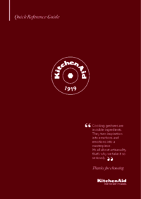 Per vedere il documento KitchenAid KOTSPB 60600 Guida Utente